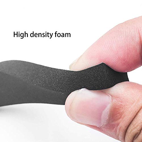 MXCELL High Density Foam Tape Waterproof Sealing Strip CR Strips Neoprene Single-Sided Adhesive EVA Seal 1in X 1/8in X 16.7Ft