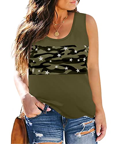 RITERA Plus Size Sleeveless Shirt for Women Summer Round Neck Tank Shirts Going Out Basic Causal Trendy Tanks Tunic