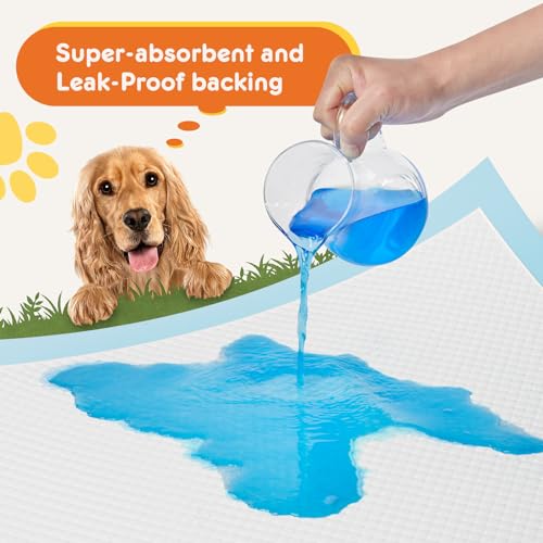 Sweetcrispy Puppy Pads Dogs Training Pads, XL 28"x34" - [30 Count], Ultra Absorbent Leak-Proof Quick-Dry Surface Dog Pee Pads