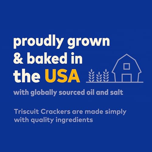 Triscuit Organic Original Whole Grain Wheat Crackers, Organic Crackers, Vegan Crackers, 6 - 7 oz Boxes
