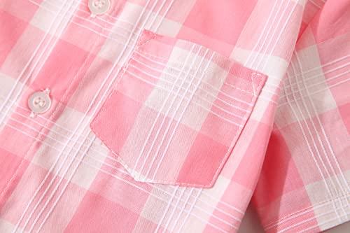 Baby Boys Dinosaur Animal Print Shirt Button Down Hawaiian Shirts Aloha Short Sleeve Party Holiday Dress Shirt (2 Years, Dinosaur 3)