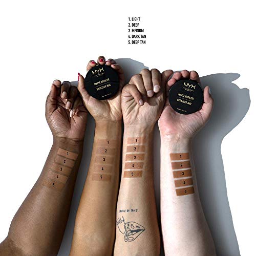 NYX PROFESSIONAL MAKEUP Matte Bronzer, Light
