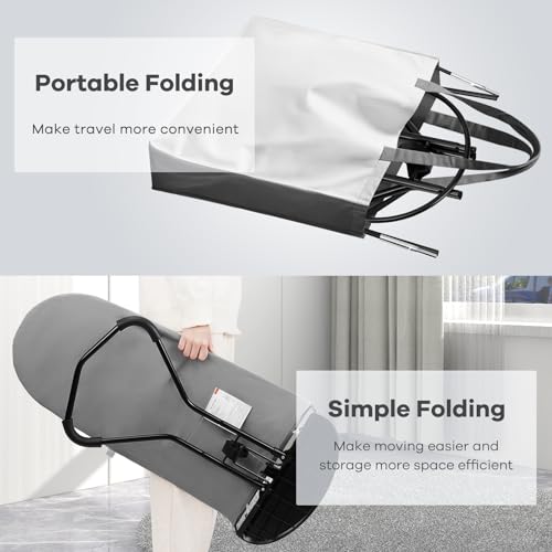 HKAI Baby Bouncer, Portable Baby Bouncer Seat for Babies 0-18 Months, 100% Cotton Fabrics, 3 Modes of use with Rocker and Stationary Options, Infant Rocker Chair with Hanging Toys-Dark Grey