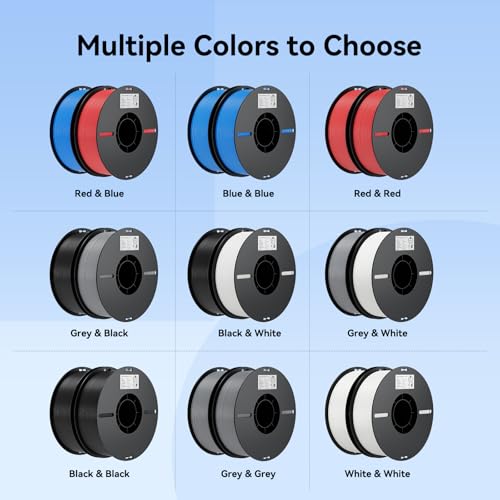 Creality Filament Space Dry Box Plus for 2 Pack Filament, Dust-Proof and Moisture-Proof, Storage Box Keeping Filaments Dry During 3D Printing, Filament Spool Holder Dryer…