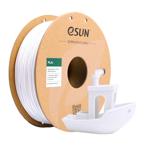 eSUN Matte PLA Filament 1.75mm, Matte 3D Printer PLA Filament, 1KG Spool 3D Printing Filament for 3D Printers, Paper Reel, Peach Pink