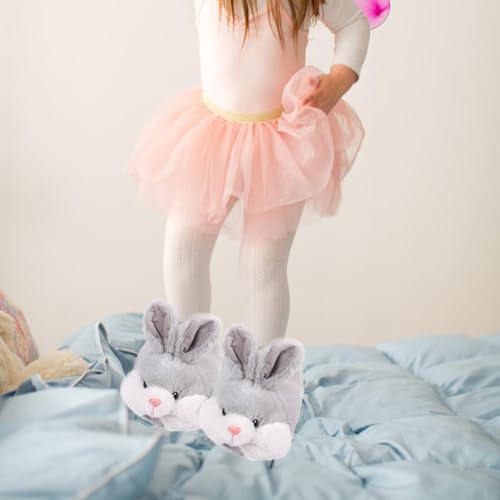 Caramella Bubble Kids Classic Bunny Slippers,Cute Animal Anti Slip House Shoes for Boy and Girl,Rabbit Slippers