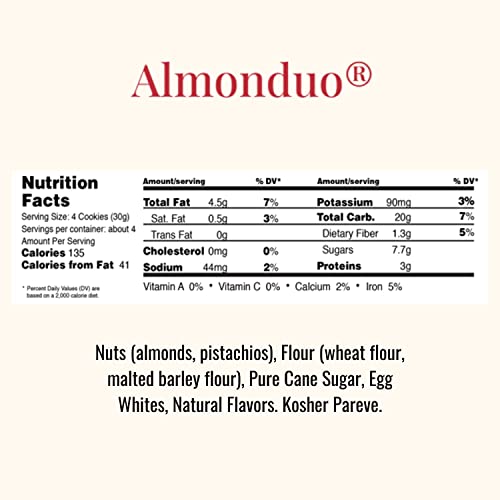 Almondina Cookie Biscuit Almonduo 4 Oz