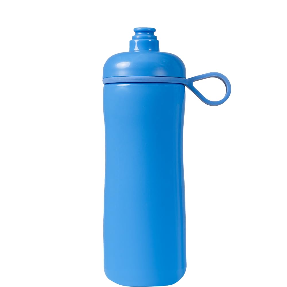 HydroJug Squeeze - 27oz Water Bottles, Sports Water Bottle with Push Cap, Quick & Easy Hydration, Gym Water Bottles, Easy Squeeze Bottle, Cobalt