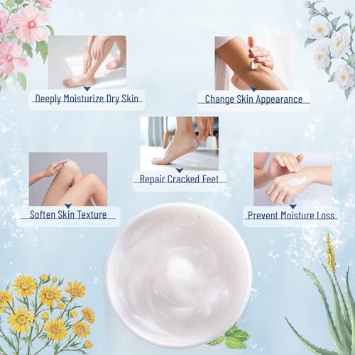 OUKEYA Urea Cream 40 Percent Tube 3 Oz, Urea Foot & Hand Cream for Dry Cracked, 40 per Urea Lotion for Feet Maximum Strength