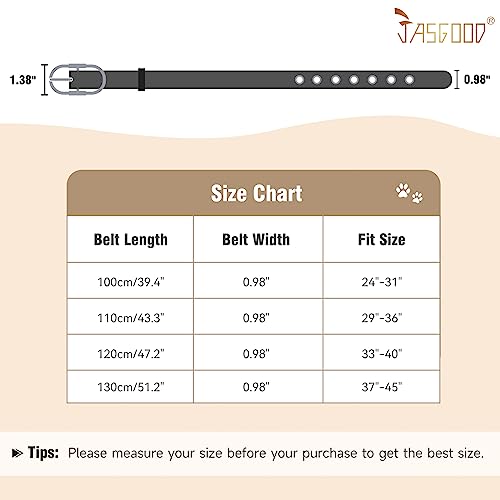 JASGOOD Girls Fashion Leather Belts for Jeans Pants, Cute Gold Buckle Belts for Teens Kids