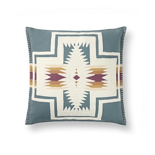 PENDLETON 31810 Prairie Trail Hug Throw Pillow, 14x30 inches, Slate