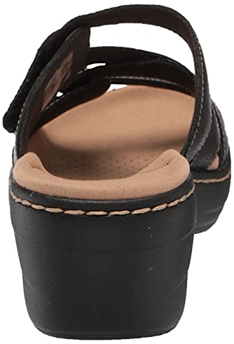 Clarks Women's Merliah Karli Sandal, Black, 8