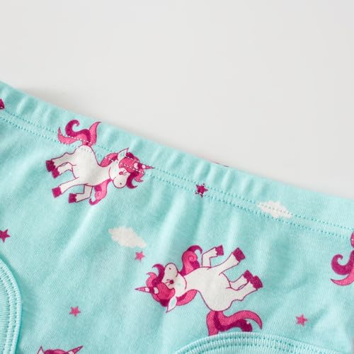 Finihen Girls Cotton Underwear Toddler Cute Style Briefs Little girls Panties Soft Color 01 Size 3