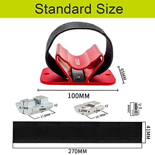 MUQZI Bike Rear Wheel Rack Mount, Aluminum Alloy Bicycle Rear Wheel Fixed Holder Car Carrier Rack Installation Mount, Black