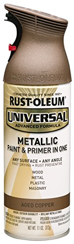 Rust-Oleum 314559 Universal All Surface Metallic Spray Paint, 11 oz, Copper Rose