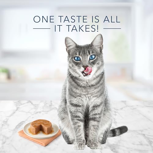 Blue Buffalo Tastefuls Natural Wet Cat Food Cans, Paté Style, Ocean Fish and Tuna Entrée 3-oz Cans (Pack of 4)
