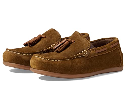 Florsheim Boy's Jasper Jr Moc Toe Drop Tassel (Toddler/Little Kid/Big Kid) Saddle Tan 2 Medium