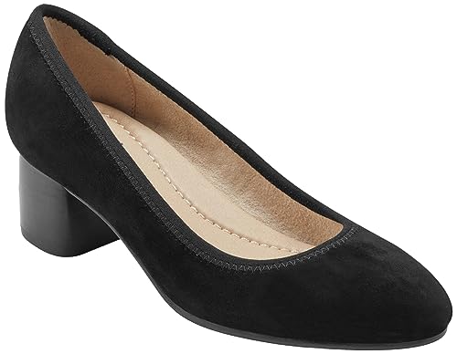 Earth® Women's RELLIA Dress Ballet Pump, Black 001, 8.5 W