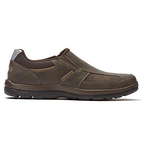 Rockport mens Get Your Kicks Slip-on loafers shoes, Brown, 9.5 Wide US