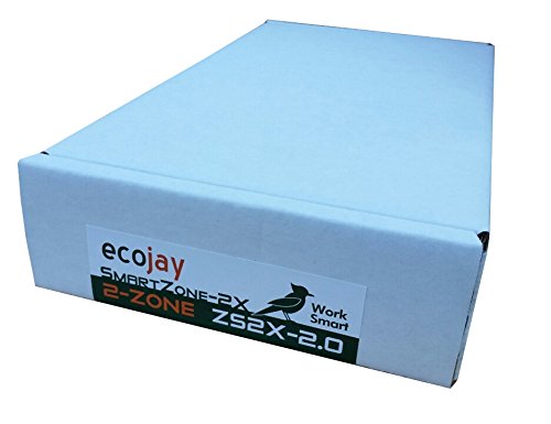 SmartZone-2X : 2 Zone HVAC Controller KIT w/Temp Sensor; Dual climate control to replace Honeywell, EWC, Zonefirst, Zonex, Durozone & more