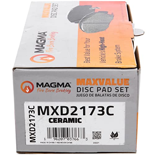 MAGMA MaxValue MXD2173C Ceramic Brake Pads, Front