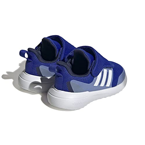 adidas Fortarun 2.0 Running Shoe, Blue Fusion/White/Almost Yellow (Elastic), 7 US Unisex Big Kid