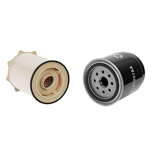 6.7L Cummins Fuel Filter Water Separator and Oil Filter Set│Replacement for 2013-2018 Dodge Ram 2500 3500 4500 5500 │Replaces# 68197867AA, 68157291AA, 5083285AA