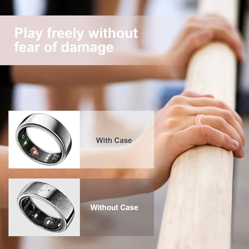 pupvus for Oura Ring/Samsung Galaxy Ring/Ultrahuman Ring Air Protector, Ring Conn Cover - Silicone Durable Case Working Out for Oura Ring Gen 3/Samsung Galaxy Ring/Ring Conn (5 Packs,S(6/7/8/9/10))