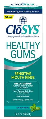 CloSYS Healthy Gums Oral Rinse Mouthwash - 32 Fl Oz