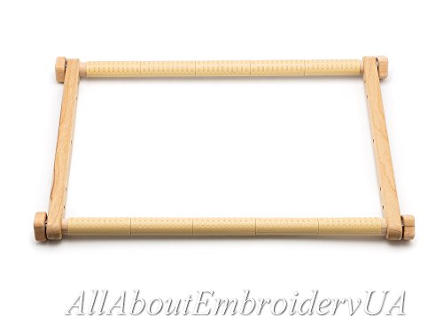 Needlepoint Embroidery Tapestry Scroll Frame Made of Organic Beech, Wooden Cross Stitch Frame, Needlepoint Holder, Stitching Frame (7.8" х 9.4")