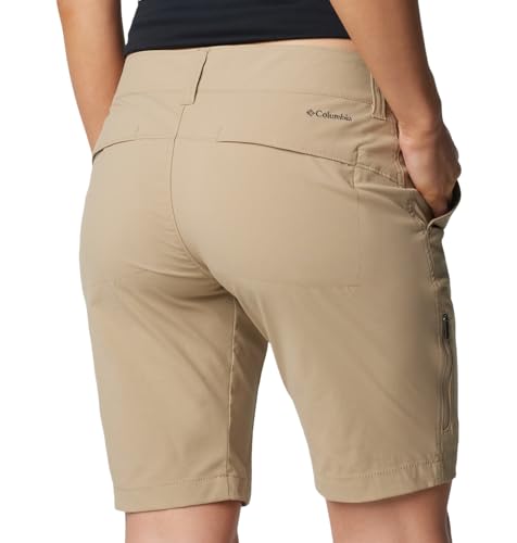 Columbia Women's Saturday Trail Long Short,British TAN,4