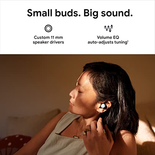 Google Pixel Buds Pro - Noise Canceling Earbuds - Up to 31 Hour Battery Life with Charging Case - Bluetooth Headphones - Compatible with Android - Charcoal