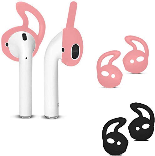 Airpods Pro Case,Apple Airpods pro Accessories Kits, [Front LED Visible] 2 Packs Airpods pro Silicone Case,Protective Silicone Cover Skin (Black+Green)