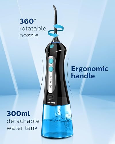 Travel Water Flosser Cordless for Teeth: Adults Dental Oral Irrigator for Braces Portable Flossers Cleaning Picks