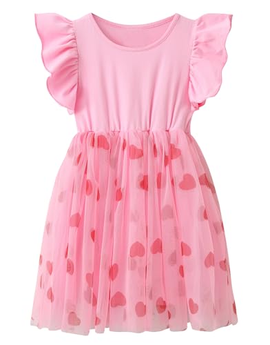 TWKIOUE Toddler Baby Girl Rainbow Tutu Tulle Dress Sleeveless Fluffy Party Dress 817 Rainbow Purple 100