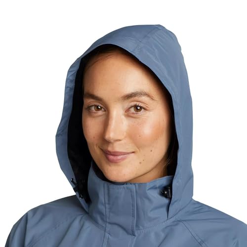 Eddie Bauer Women's Rainfoil Packable Jacket, Black Recycled, X-Small