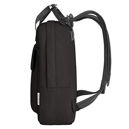 Travelon Origin-Sustainable-Anti-Theft-Small Backpack, Black, One Size (5 x 9.5 x 13 inches)