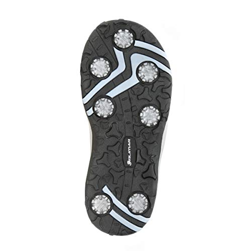 Orlimar Women's Ladies Golf Sandals, Blue/Gray, 5