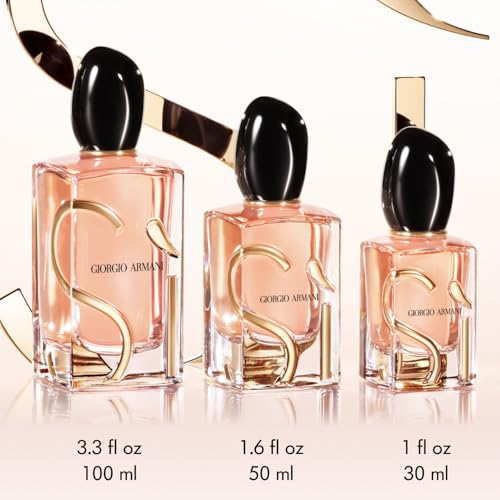 Armani Beauty– Sì – Eau de Parfum – Women's Perfume – Modern Chypre Fragrance – Blackcurrant Nectar, Rose De Mai & Freesia, Patchouli Notes - 1.0 Fl Oz