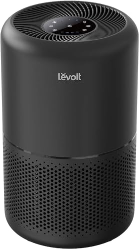 LEVOIT Air Purifier for Home Allergies Pets Hair in Bedroom, Covers Up to 1095 ft² by 45W High Torque Motor, 3-in-1 Filter, Sleep Mode, Remove Dust Smoke Pollutants Odor, Core 300-P, Black, 2 Pack