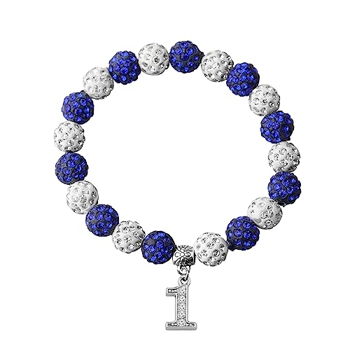 POTIY Sorority Gift Finer Women Jewelry Greek Sorority Jewelry Gift (Blue-1)