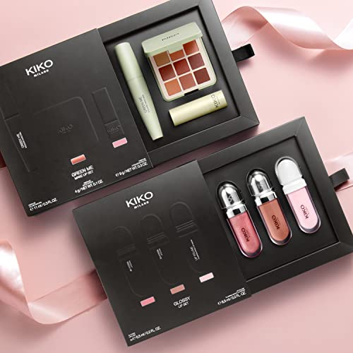KIKO Milano Glossy Lip Set | 2 Lip Glosses And 1 Lip Cream
