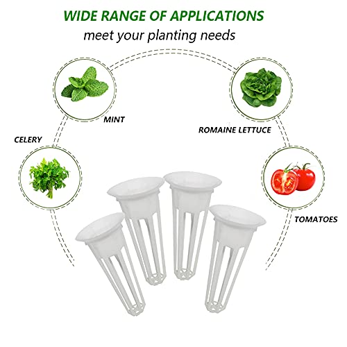 EVERECOO 30 Pack Seed Starter Sponges Compatible with AeroGarden Pods, Plant Grow Sponges for Hydroponics Indoor Growing System & Garden