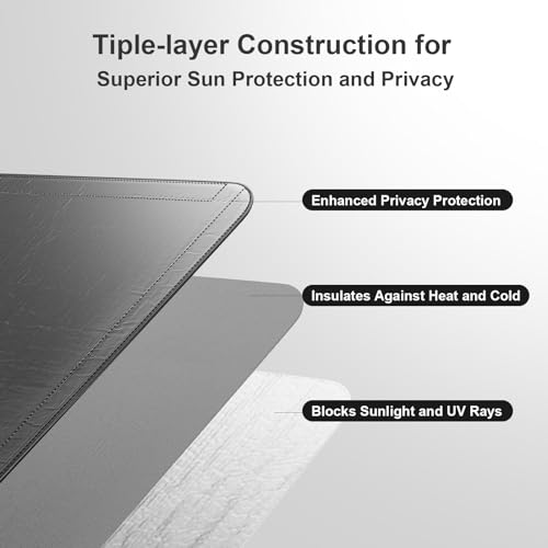 RV Roof Sunroof Shade Cover 16 x 16 Inch Sun Blackout Fabric Roof Ventilation Skylight Fan Vent Cover Window Sun Shade for Camper Travel Trailer Accessories