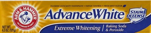 ARM & HAMMER Advance White Baking Soda & Peroxide Toothpaste, Extreme Whitening 4.3 oz