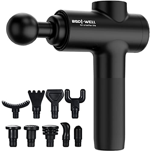 Massage Gun Deep Tissue - Back Muscle Massager w/High Torque Motor for Back Pain, Shoulder, Neck, Body, All Muscles Recover & Massage