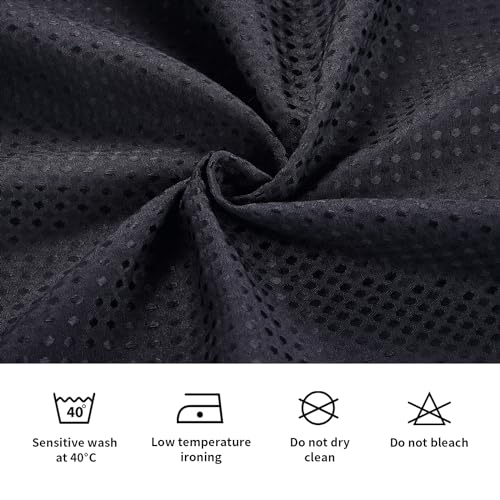 LaCyan 3 in 1 Waterproof Waffle Weave Shower Curtain and Clear Liner Set with 12 Stainless Steel Hooks Double Sided for Bathroom 72 Inches Heavy Duty Polyester Fabric Shower Curtains 72x72