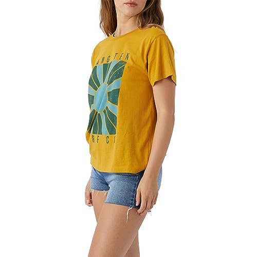 Hang Ten Women's S/s T Screens Impr - Windbreeze Ss Tee in Bone | Windbreeze Ss Tee, X-Small