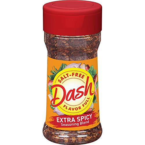 Dash Salt-Free Seasoning Blend, Extra Spicy, 2.5 Ounce