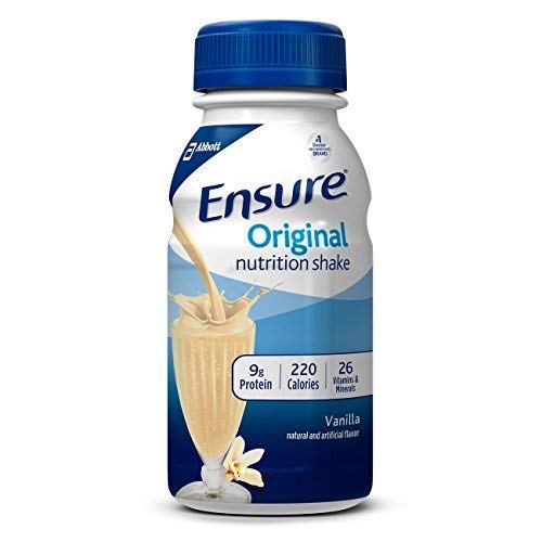 Ensure Nutritional Supplement ( SUPPLEMENT, ENSURE VANILLA, 8OZ BOTTLE ) 24 Each / Case